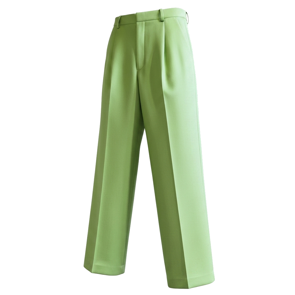 Mugler × H&M lime trousers